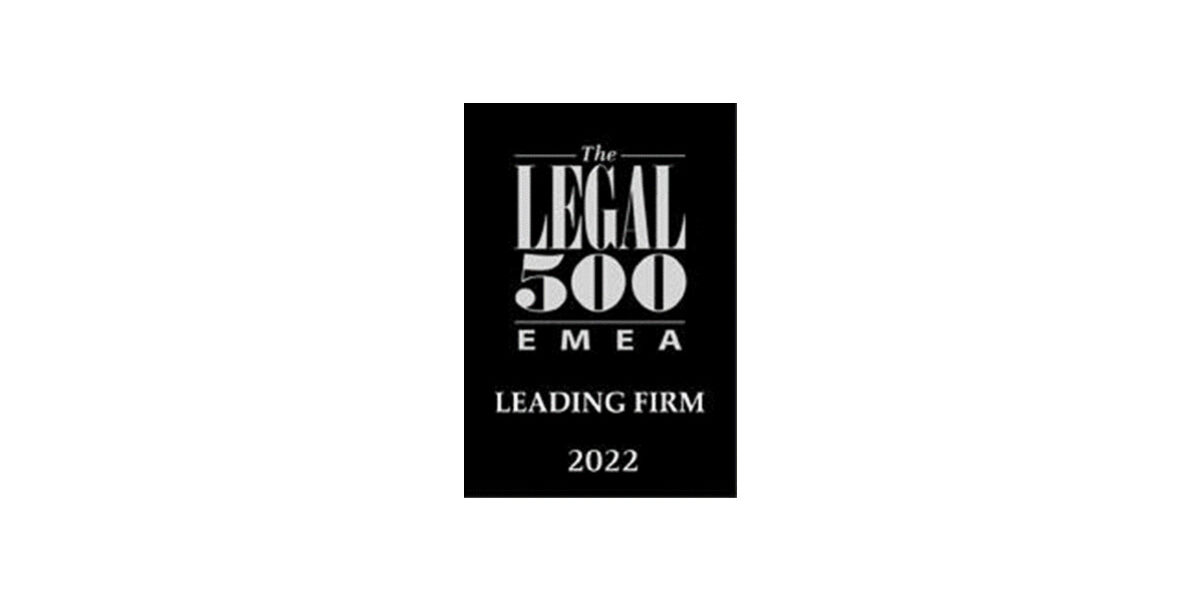 Leading firm 2022 Legal 500 Pavel, Margarit & Associates